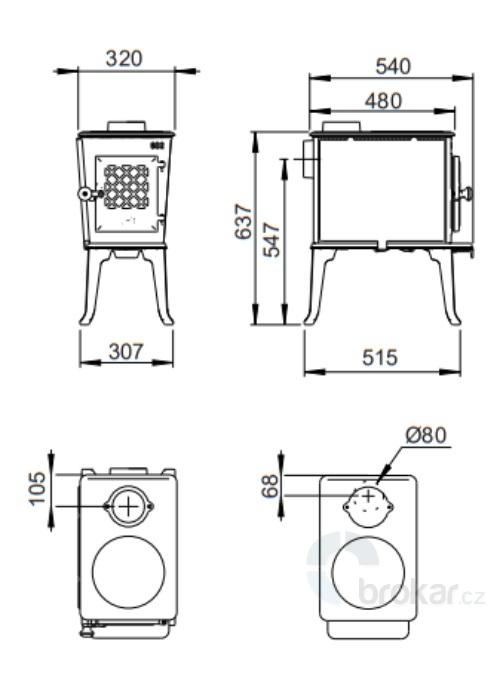 Jotul F Eco Bbe Modro Ern Lak Kamnabrokar Cz