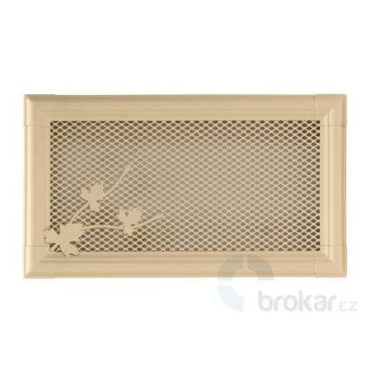 Krbová mřížka 16x32cm RETRO slonová kost