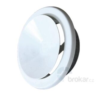 Ventilační talíř výfukový AN 100 mm bílá