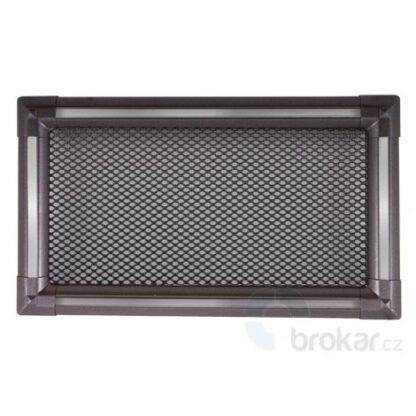 Krbová mřížka 16x32cm EXCLUSIVE grafit / inox