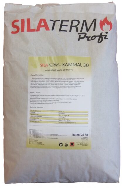SILATERM KAMMAL 30 Kamnářská hydraulická malta - 25 kg - Obrázek 3