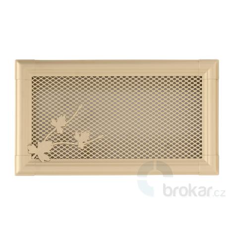 Krbová mřížka 16x32cm RETRO slonová kost