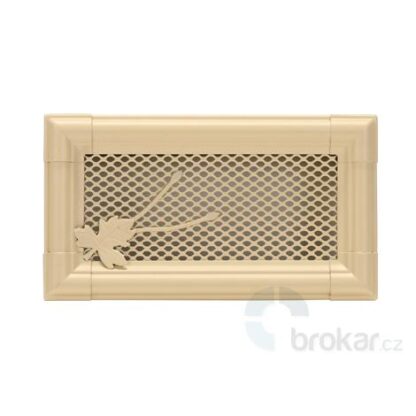 Krbová mřížka 10x20cm RETRO slonová kost