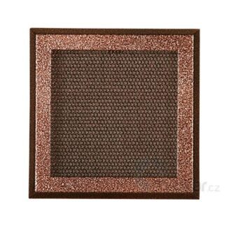 Krbová mřížka 16x16cm stará měď