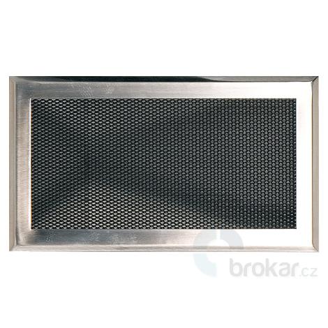 Krbová mřížka 16x32cm broušený chrom