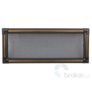 Krbová mřížka 16x45cm EXCLUSIVE grafit / mosaz patina