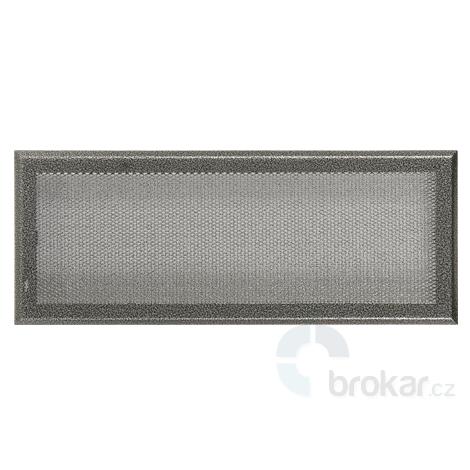 Krbová mřížka 16x45cm staré stříbro