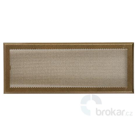 Krbová mřížka 16x45cm staré zlato