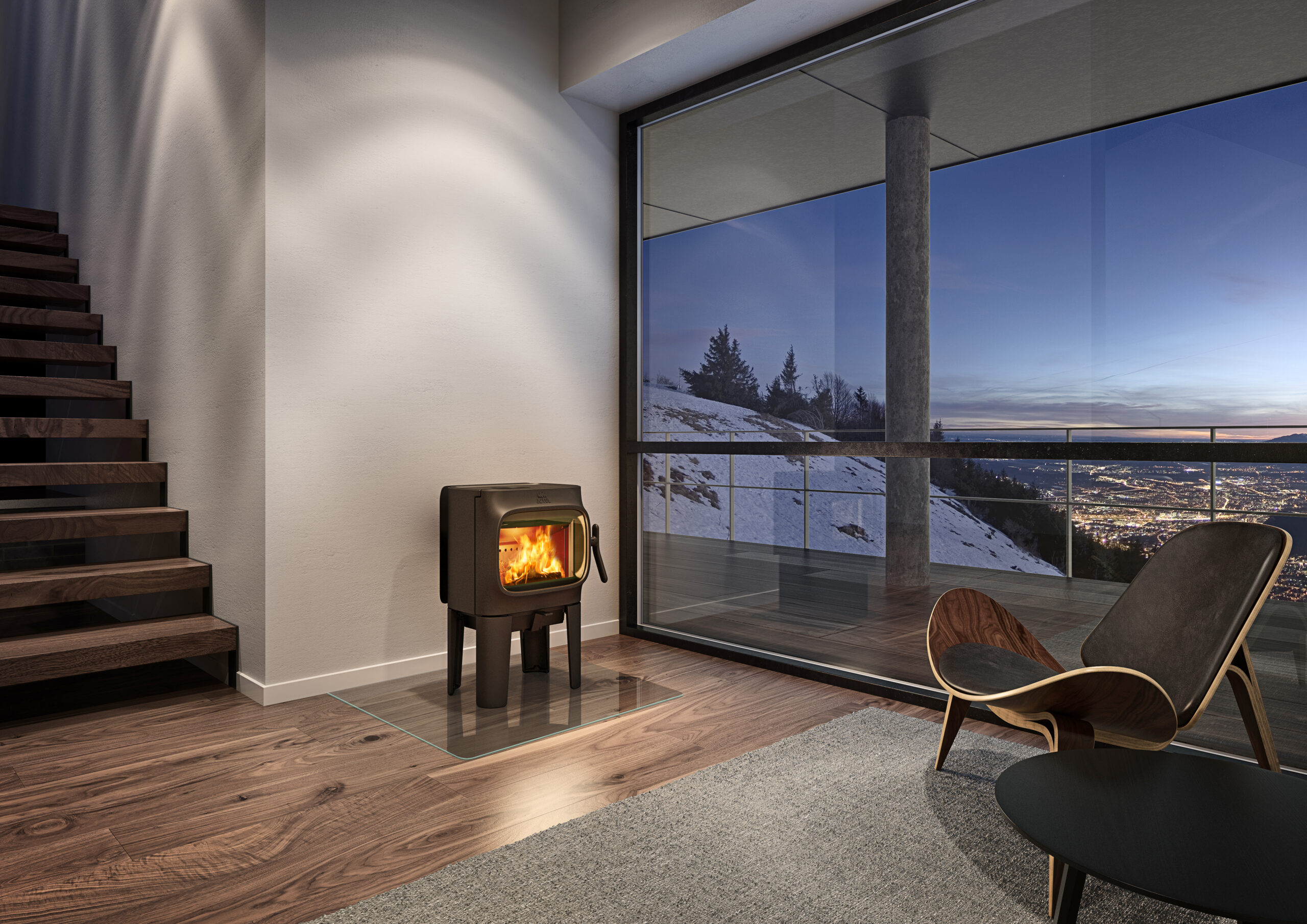 Jotul F 105 R LL BP černý lak - Obrázek 3