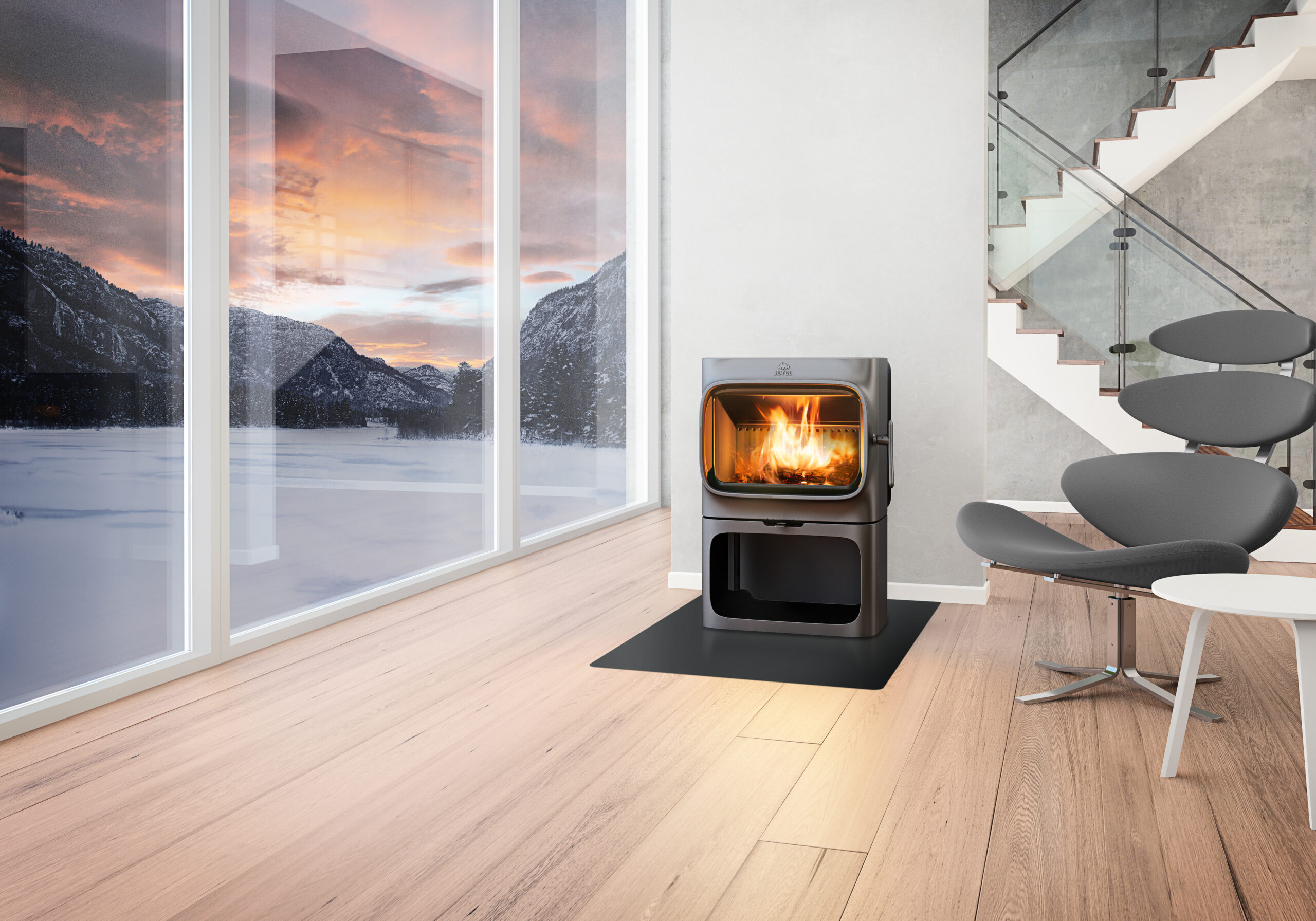 Jotul F 305 R B BP černý lak - Obrázek 4