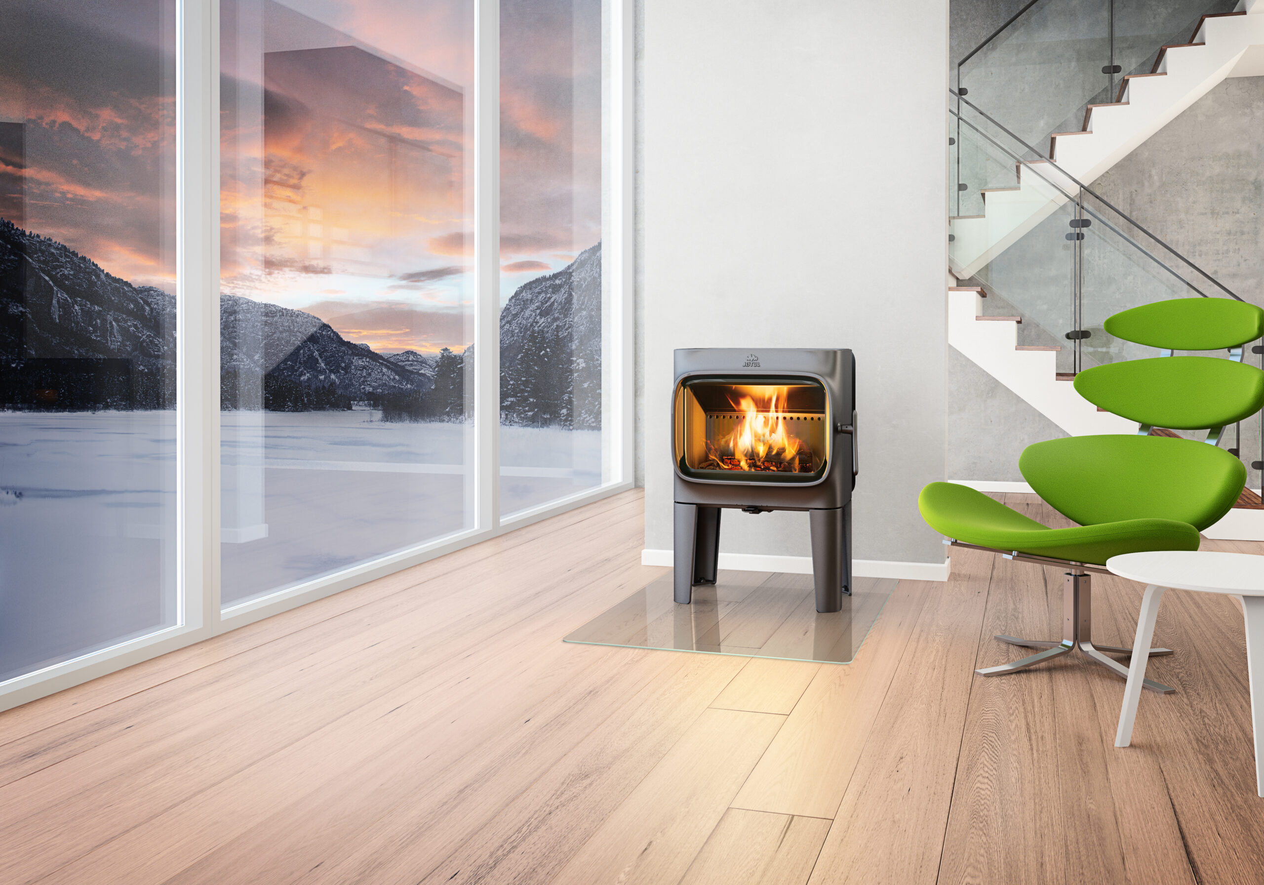 Jotul F 305 R LL BP černý lak - Obrázek 2