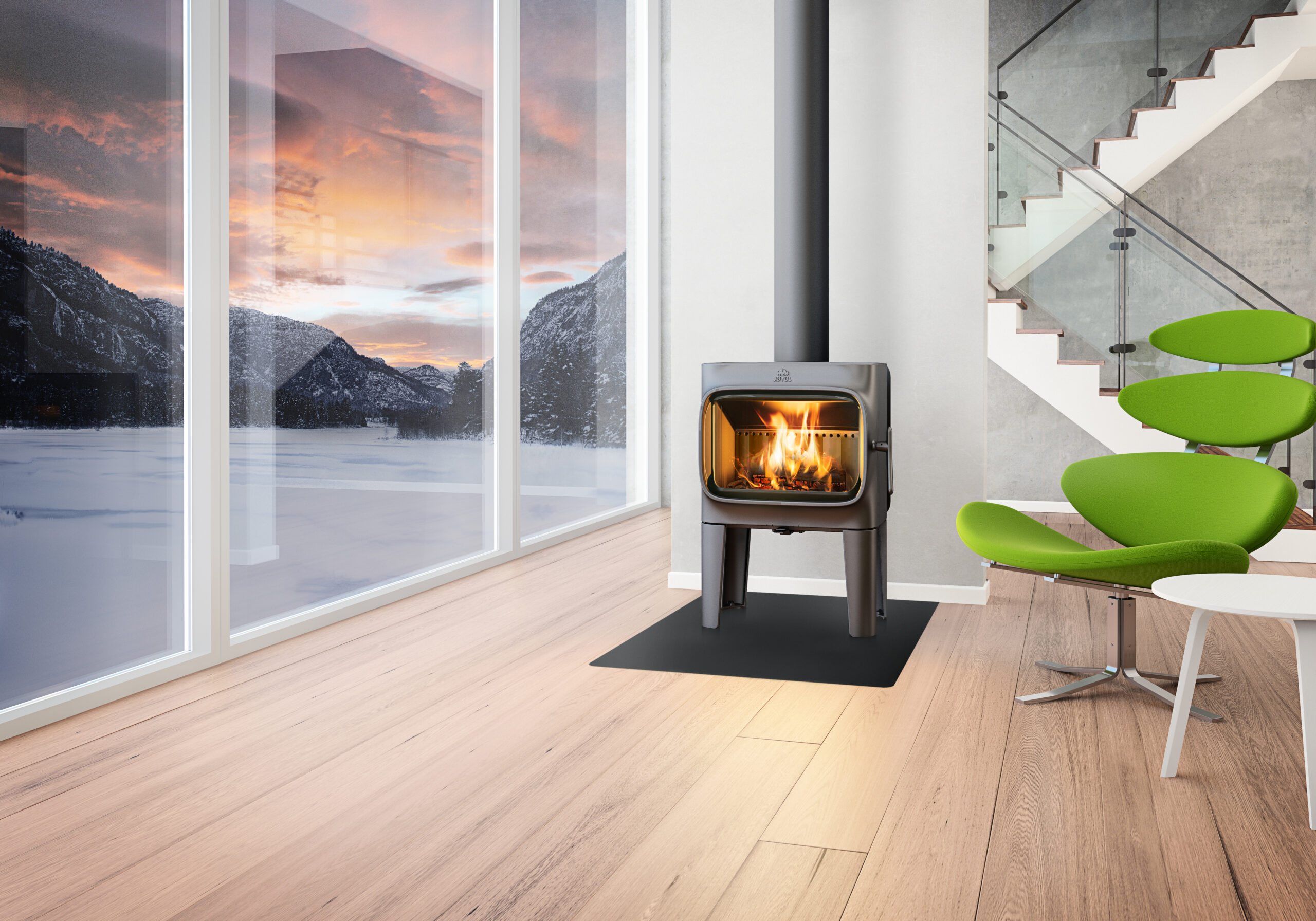 Jotul F 305 R LL BP černý lak - Obrázek 3