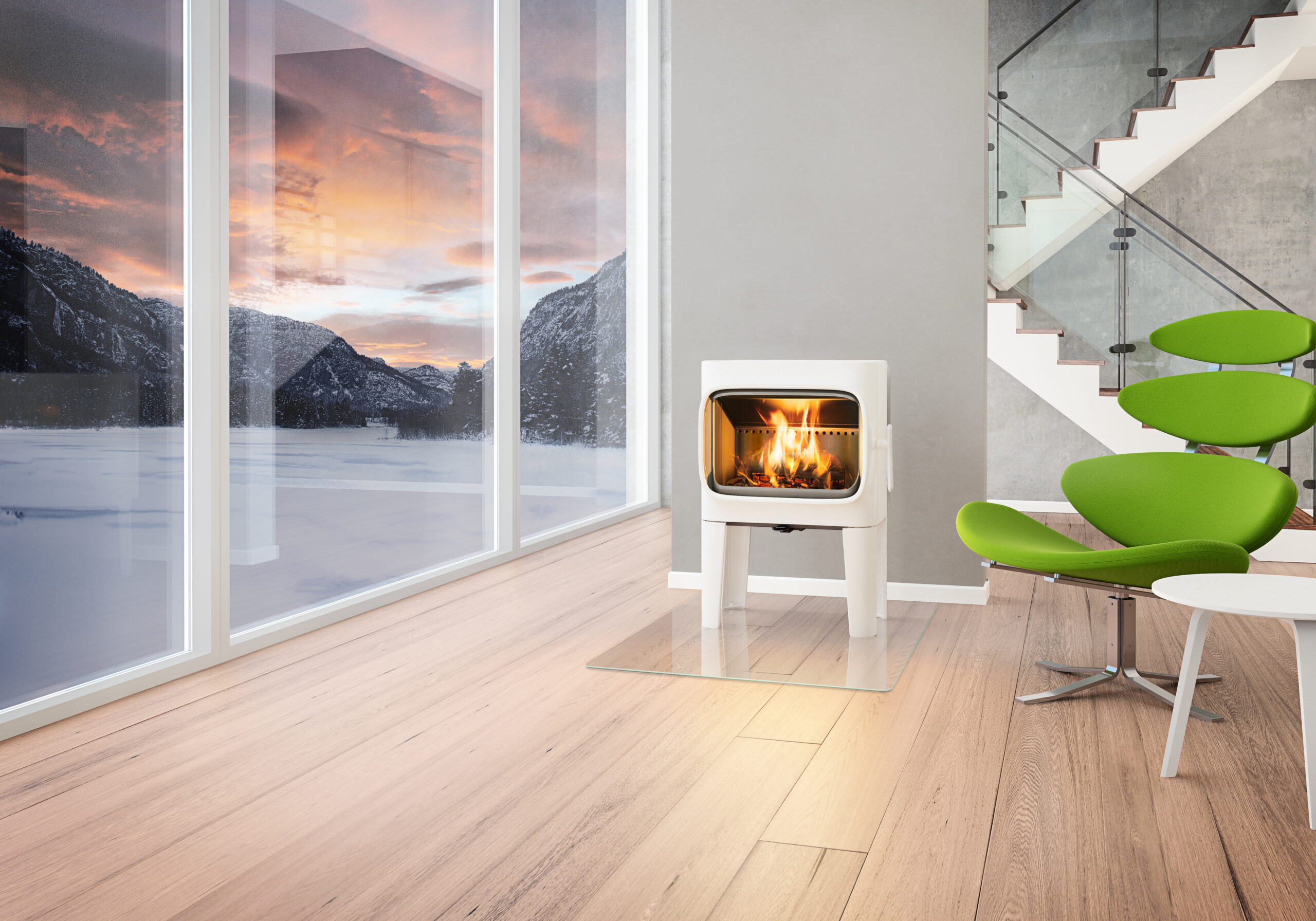 Jotul F 305 R LL WHE bílý smalt - Obrázek 2