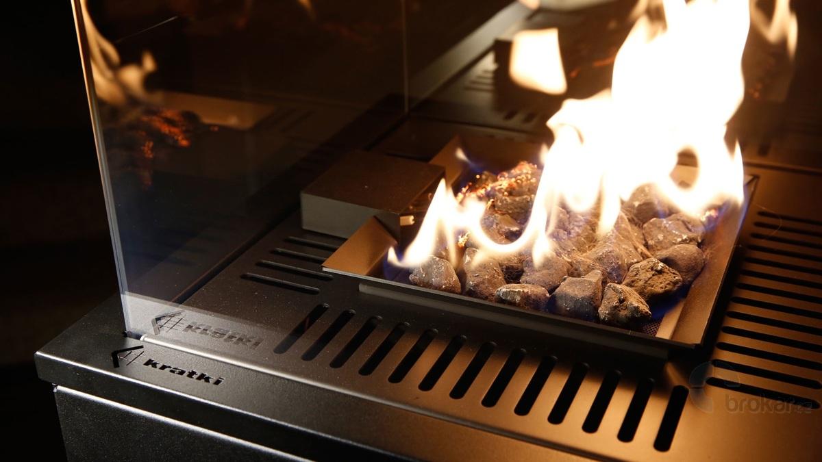 KRATKI PATIO bílý plynový ohřívač – dálkový ovladač - Obrázek 5