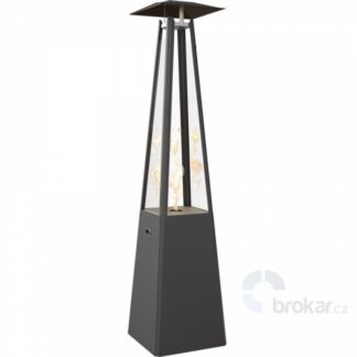KRATKI UMBRELLA černý plynový ohřívač