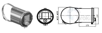 DARCO Regulátor tahu se sponou pro připojení na kouřovod - 120 - 200mm - Obrázek 6