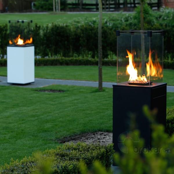 KRATKI PATIO MINI černý plynový ohřívač - manuální