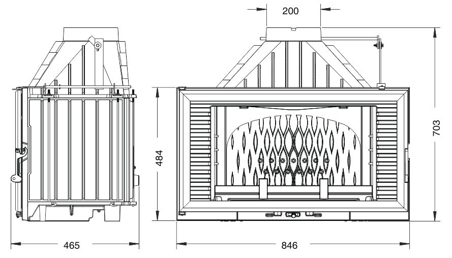 Invicta 840 Horizontal eco s klapou - Obrázek 2