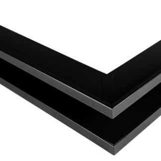 Parkanex rohová krbová mřížka černá pravá 60x40x6 mm