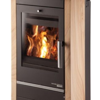 Haas+Sohn Avesta II s výměníkem černá/woodstone prestige