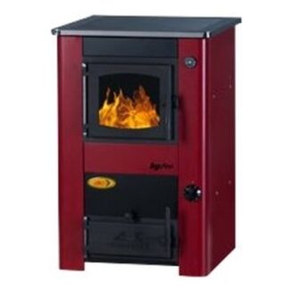 ABC PROIZVOD CONCEPT 2 MINI THERMO HYDRO sporák na tuhá paliva 17,1kW s výměníkem, červená